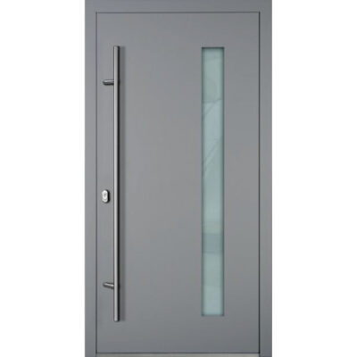 Haustür P90 M04 Farbe außen Grau / innen Weiß | Fenstervision